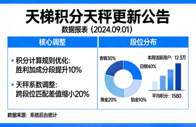 天梯积分天秤更新公告数据报表